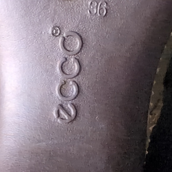 Ecco Green Leather Mary Jane Sussex Clog Woman's Shoes,Size 36. - Picture 12 of 15